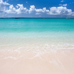 Anguilla beach in March